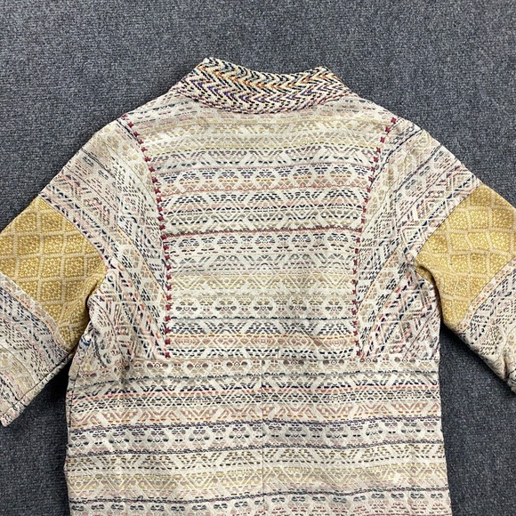 World Market Cardigan Womens‎ S/M Knit Aztec Open Front Adults - Picture 7 of 8